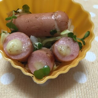 お弁当に♪簡単チーズinウィンナー★☆